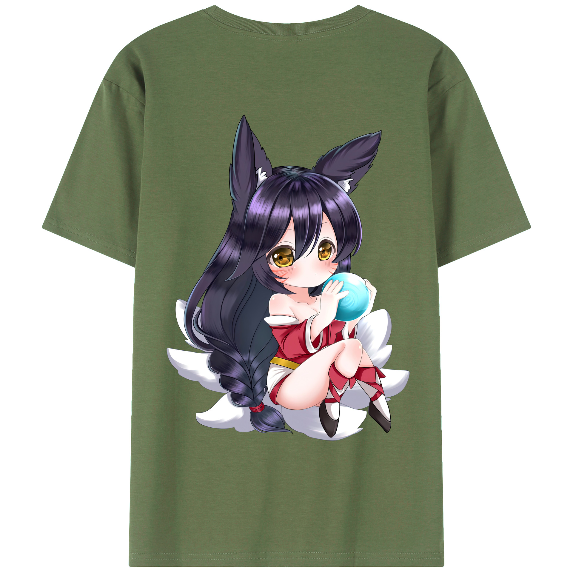 （画像用） リーグ・オブ・レジェンド League of Legends LOL 綿100％ メンズ半袖Tシャツ（バックプリント） 通気性